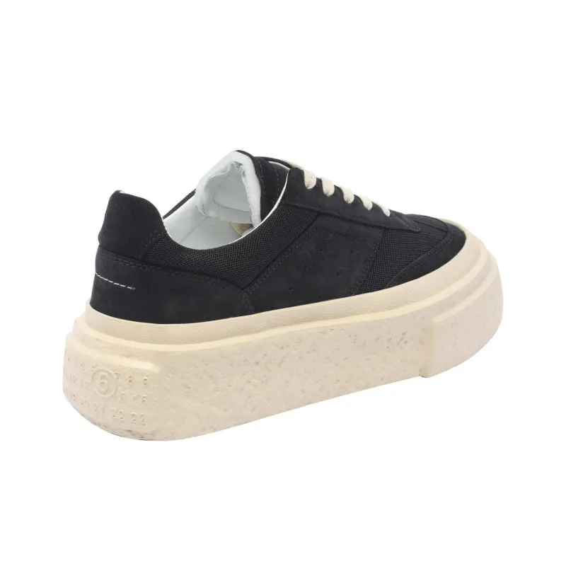 MM6 Maison Margiela Numbers-Motif Round Toe Sneakers Women's-3
