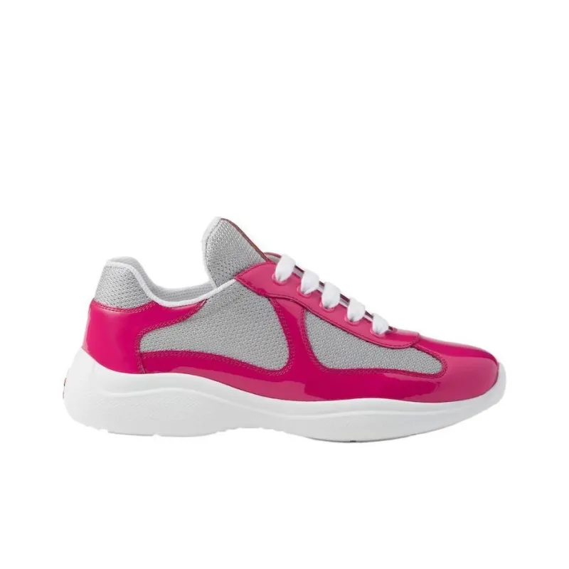 PRADA Low Top Casual Shoes Women's Pink-1