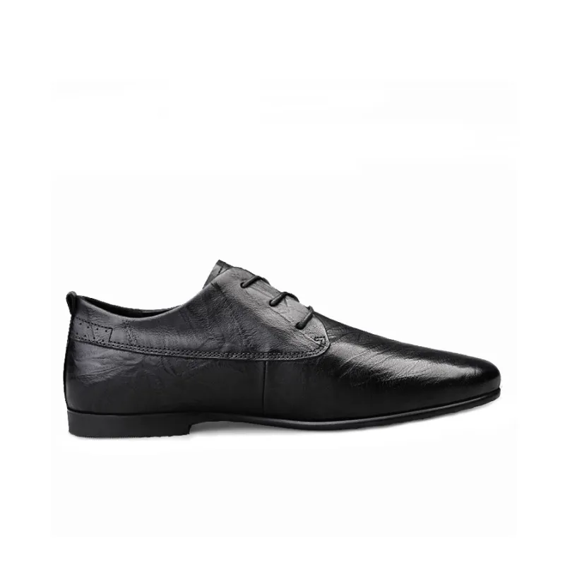 BECK Dress Shoes Men Low Top Brown, Black-2