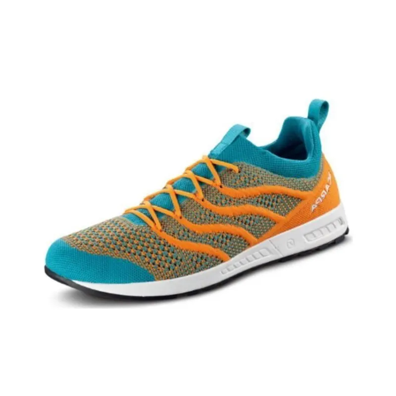 SCARPA Gecko AIR FLIP Cushioning Wear-Resistant Low-Top Running Shoes Unisex Blue Orange-0