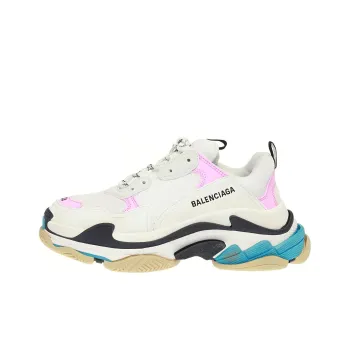 Balenciaga Triple S Light Pink Turquoise Women's