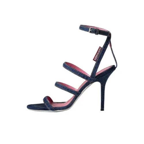 DSQUARED2 Mini Logo-tag Denim Sandals