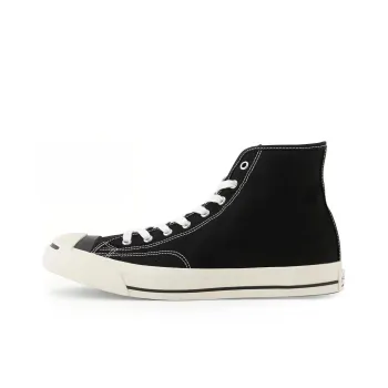 Biotop x Converse Jack Purcell Wear-Resistant Coverage High-Top Canvas Shoes Unisex Black White