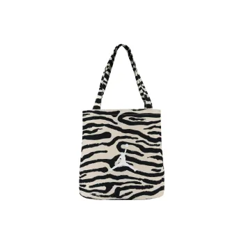 Jordan Cotton Tote Bag, Shopping Bag, Handbag Regular Unisex Pearl White