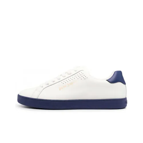 PALM ANGELS Casual Shoes Men Low-Top White/Blue