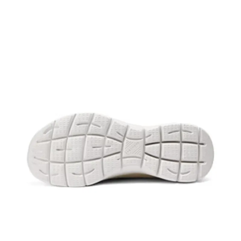 Skechers Cushioning Breathable Low Top Running Shoes Women's Ivory-4