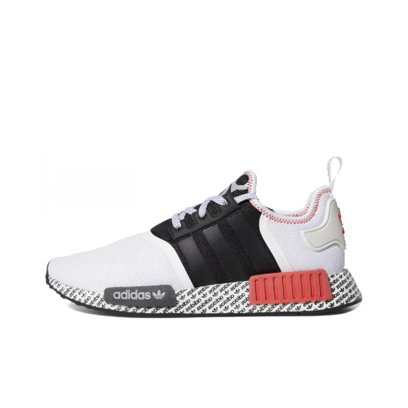 Adidas Originals Nmd R1 Boost Print White Black Red-0