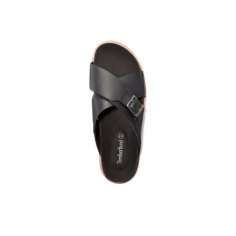 Timberland Amalfi Vibes Slide Slippers Men's Black-3