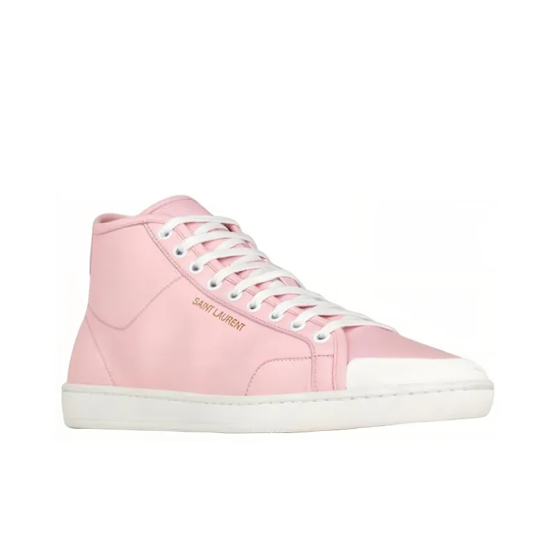 SAINT LAURENT SL/39 Logo Detailed Lace Up Sneakers-2