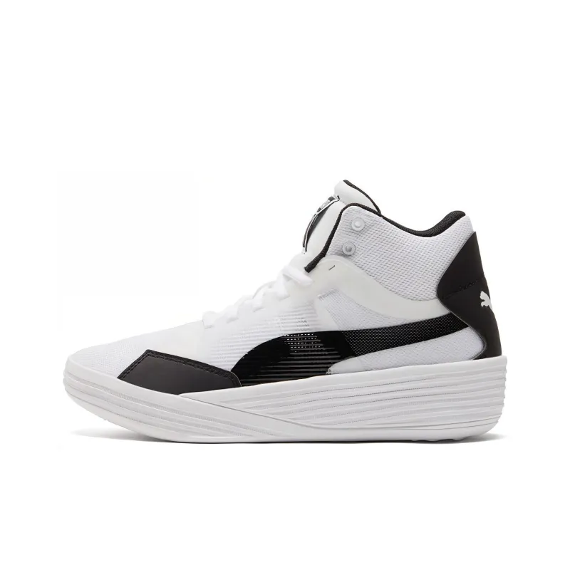 PUMA Clyde All Pro Mid White/Black-0