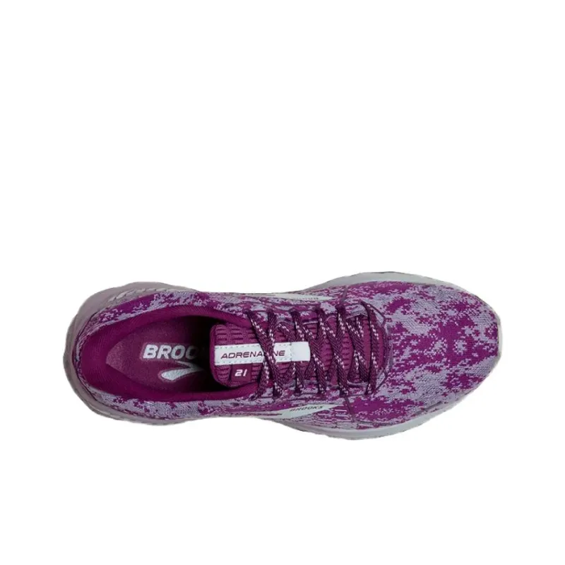 Brooks Adrenaline GTS Cushioning Low-Top Casual Running Shoes Women's Purple-2