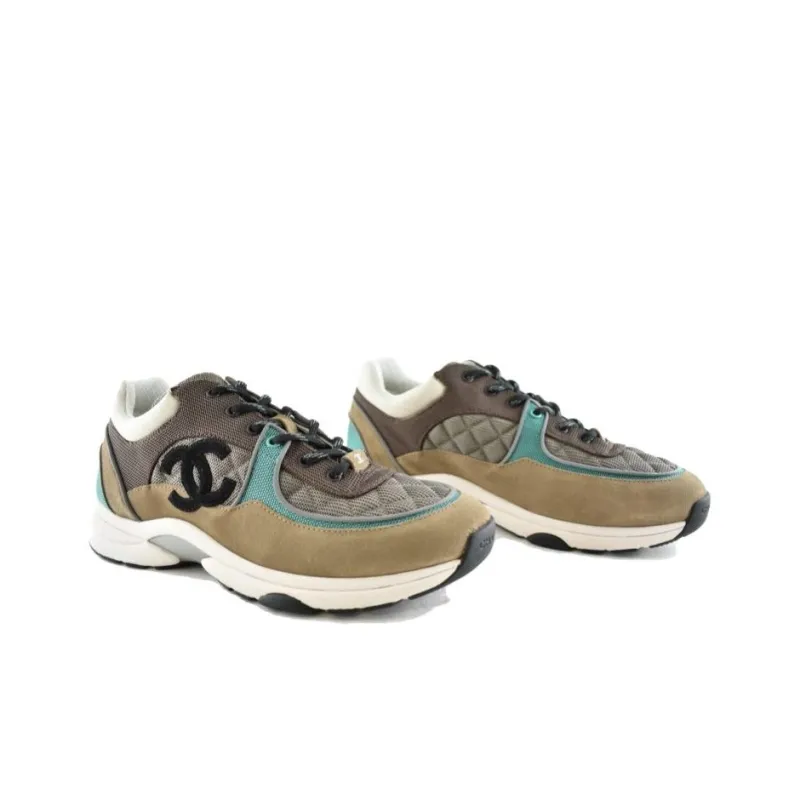 CHANEL Sneaker 'Brown Green'-3