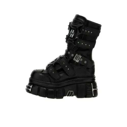 Vetements Leather Platform Boots