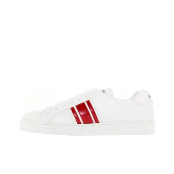 PRADA New Avenue Leather Low 'White Red'