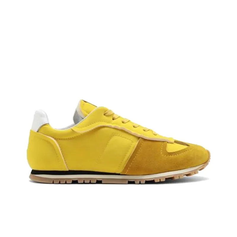 Maison Margiela Anti Slip Wear Resistant Low Top Casual Shoes Men's Yellow-1