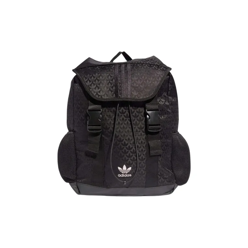 Adidas Originals Fabric Backpack Unisex Black & White-0