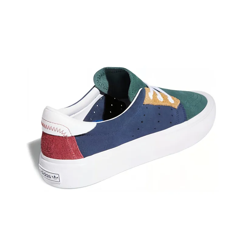 Adidas Originals Coronado Slip Resistant Low Top Skateboard Shoes Unisex Red Blue Green-3