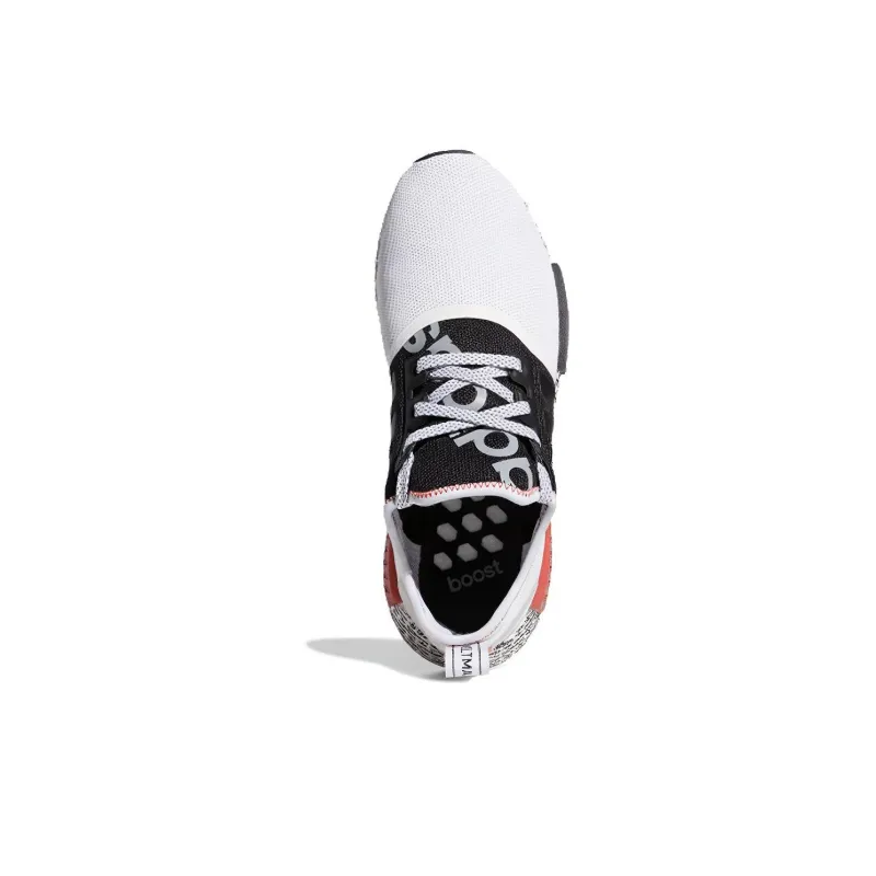 Adidas Originals Nmd R1 Boost Print White Black Red-3