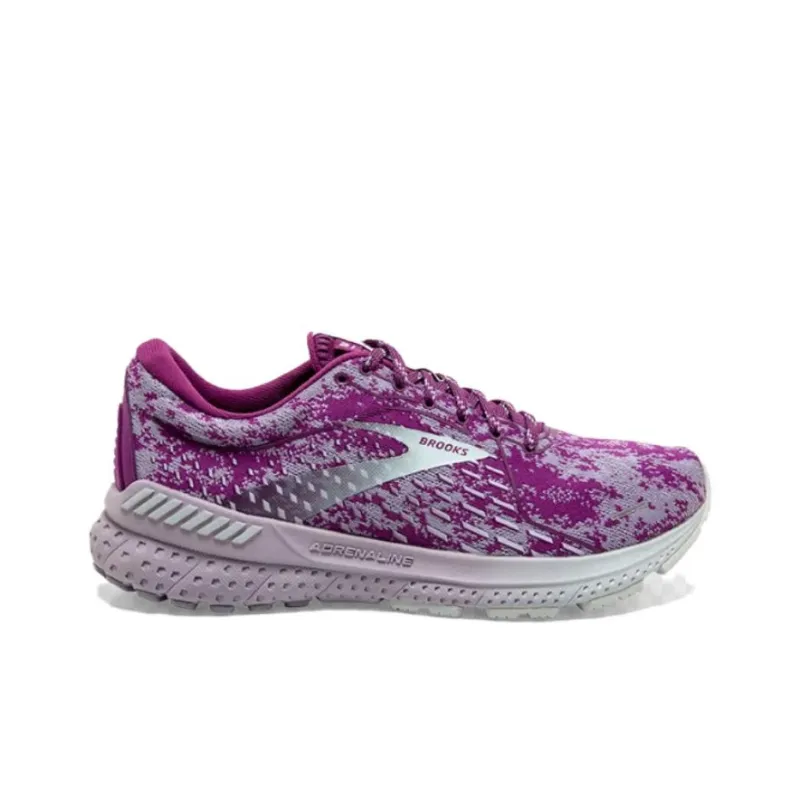 Brooks Adrenaline GTS Cushioning Low-Top Casual Running Shoes Women's Purple-1