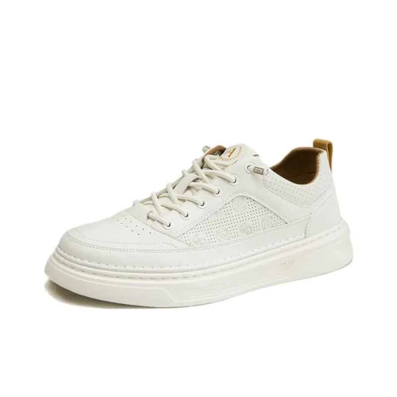 AOKANG Light Cloud Low-Top Skateboard Shoes Men's White-0
