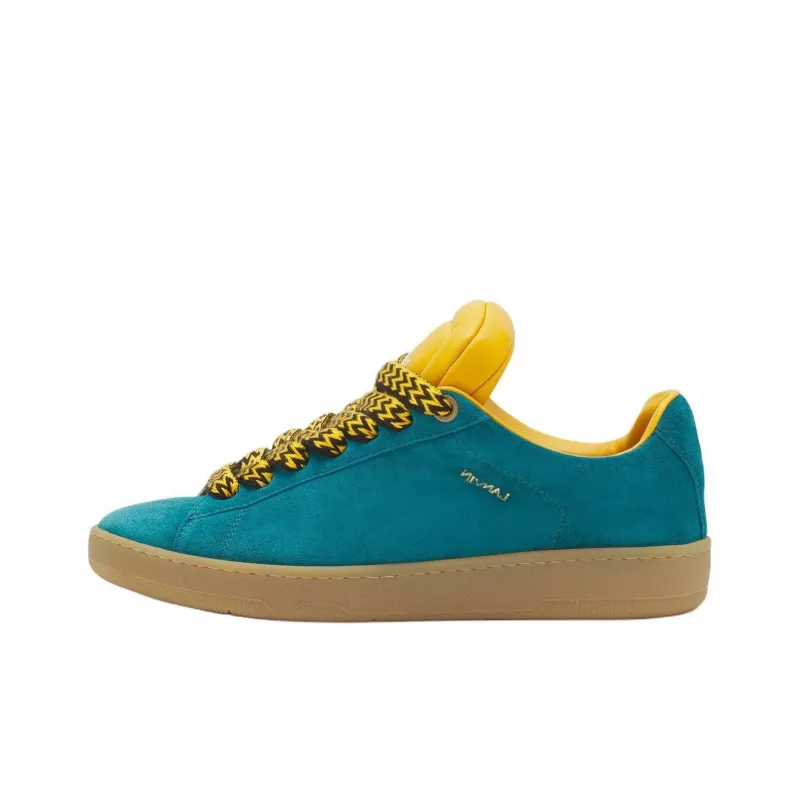 Lanvin Future X Lanvin Hyper Curb Sneakers 'Blue Yellow'-0