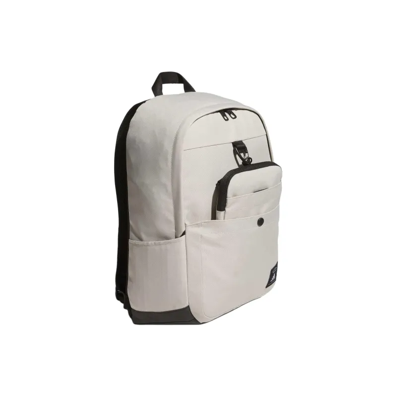 Adidas Recycled Polyester Plain Weave Fabric Backpack Men's Nubby Gray-1