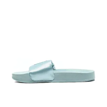 PUMA Leadcat Satin Green Slippers Women's