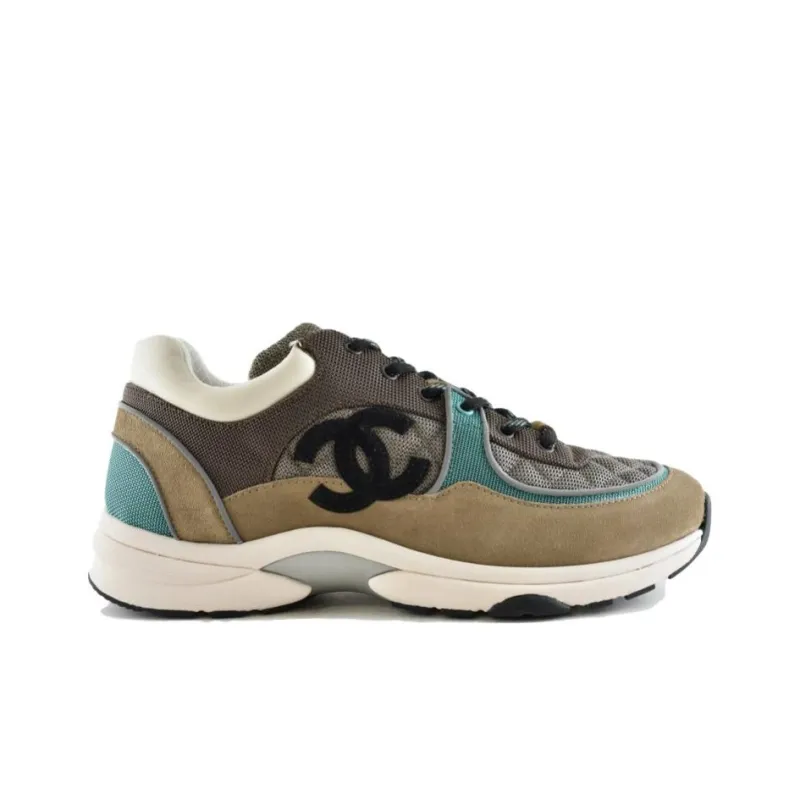 CHANEL Sneaker 'Brown Green'-1