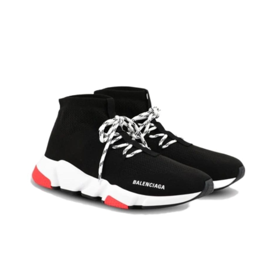 Balenciaga black with red sole hotsell