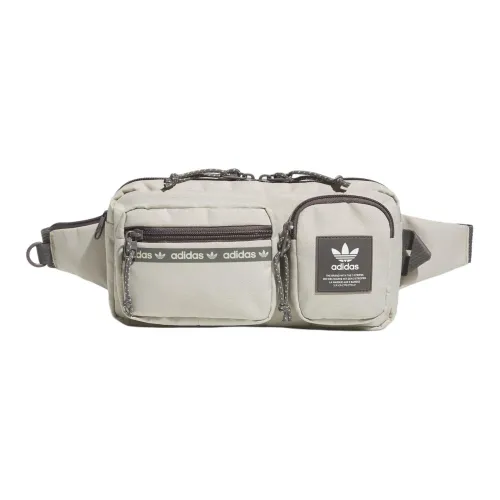 Adidas Originals Fanny Packs Nappy Gray With Charcoal Accents