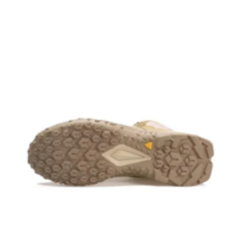 HUMTTO Anti Slip Wear Resistant High Top Outdoor Shoes Men's Brown Yellow-5