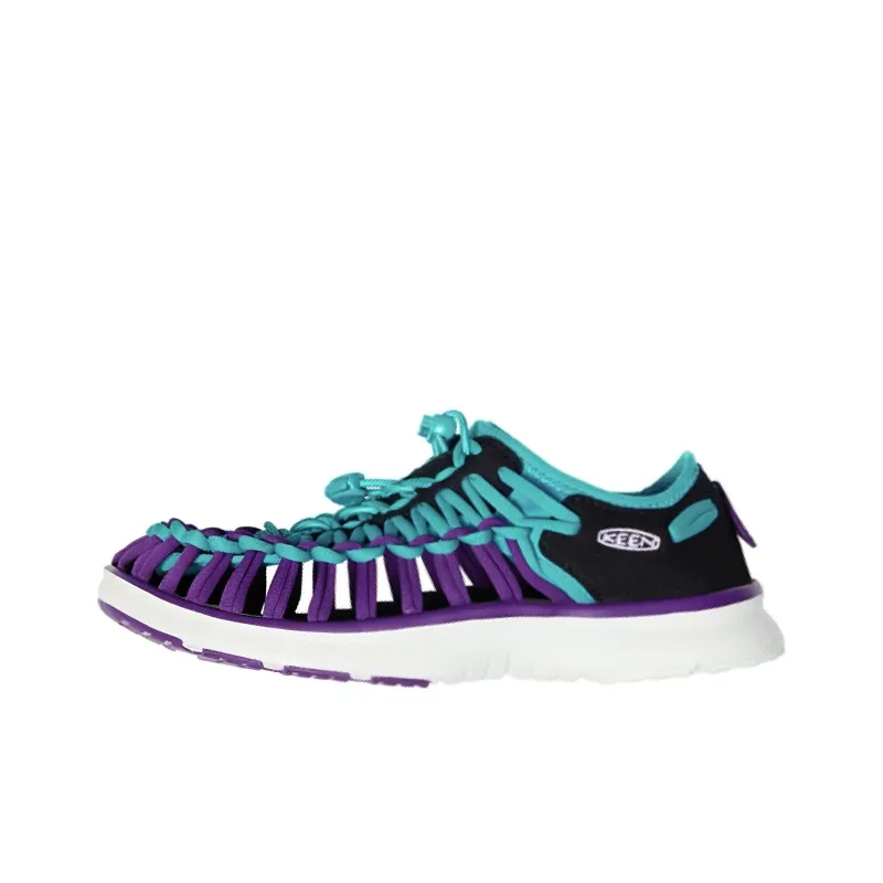 KEEN Uneek Celebrity Style River Trekking Shoes Men's Blue Purple-0