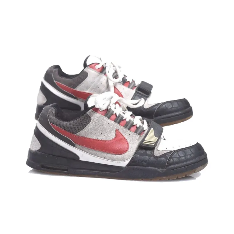 Nike Air Heist Neutral Grey/Varsity Red Black White Women's-2