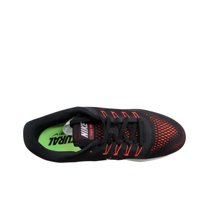 Nike Free Run Black/Off White Total Crimson Night Maroon-2