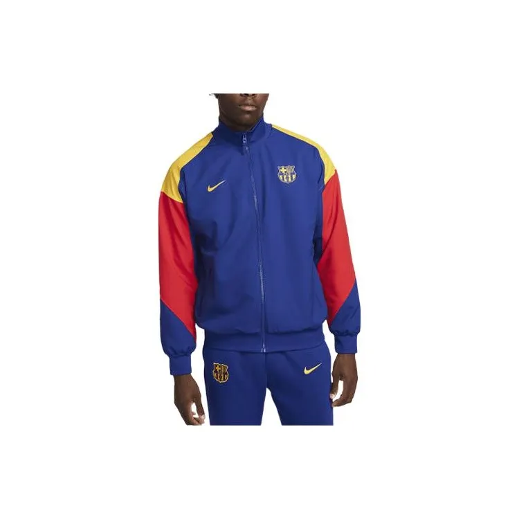 Nike F.C. Barcelona Strike Jackets Coats Men's Blue-2
