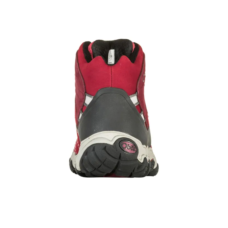 Oboz Footwear Bridger Mid Water-Resistant Cushioning Slip-Resistant High-Top Outdoor Shoes Women's Red-3