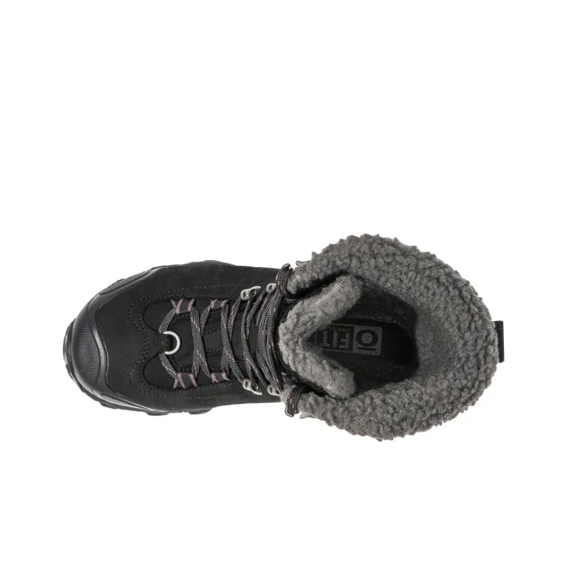 Oboz Footwear Bridger 9 Slip-Resistant Water-Resistant Coverage Cushioning High-Top Outdoor Shoes Women's Black-4
