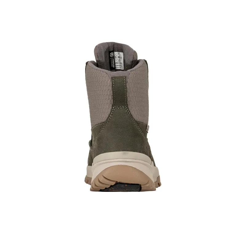Oboz Footwear Jourdain Slip-Resistant Water-Resistant Coverage Mid-Top Outdoor Shoes Women's Olive Green-3