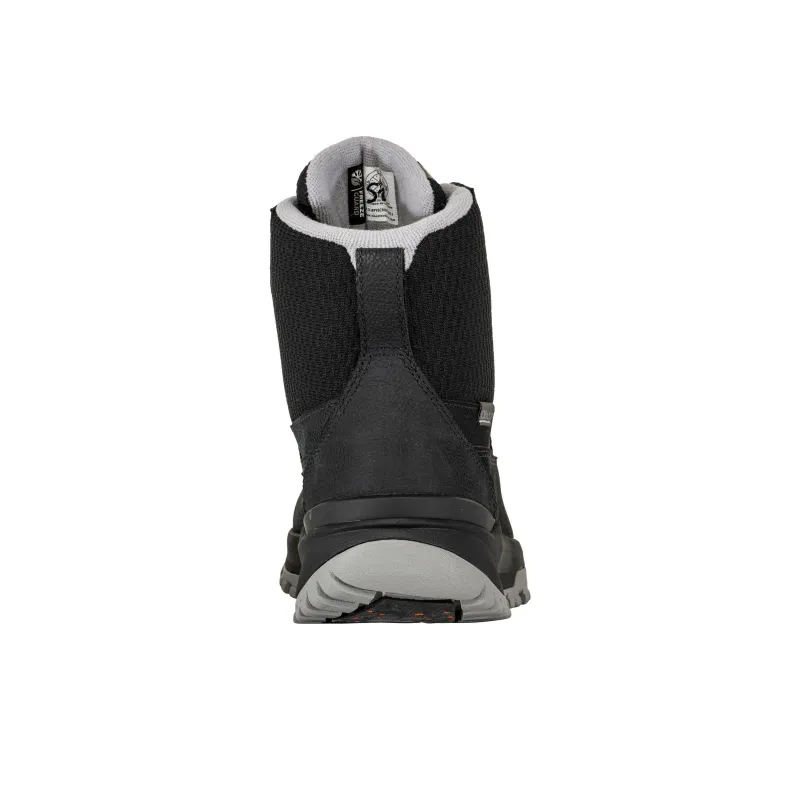Oboz Footwear Jourdain Slip-Resistant Water-Resistant Cushioned Wear-Resistant Mid-Top Outdoor Shoes Women's Black-3