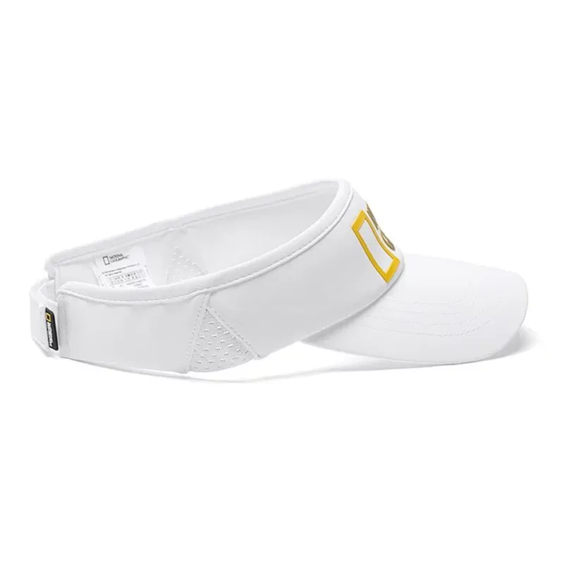 NATIONAL GEOGRAPHIC Man-made Fibers Polyurethane Sun Protection Hats Unisex White-3