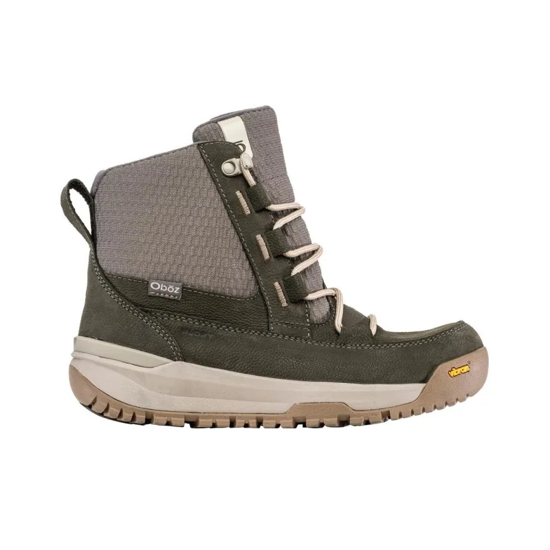 Oboz Footwear Jourdain Slip-Resistant Water-Resistant Coverage Mid-Top Outdoor Shoes Women's Olive Green-1