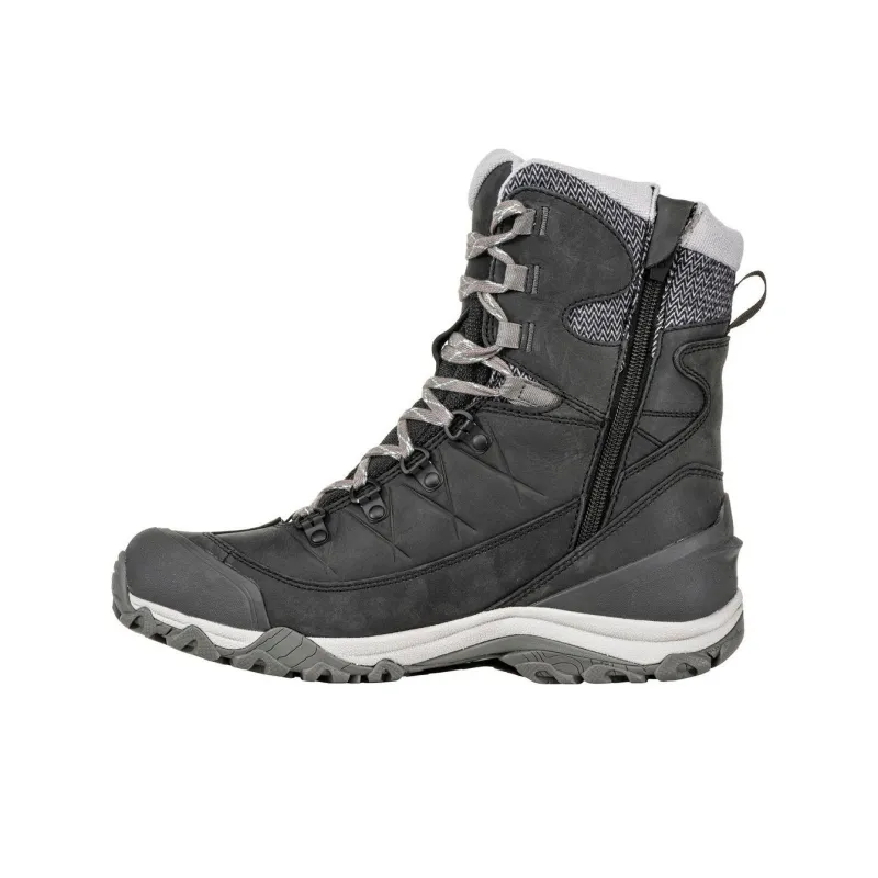 Oboz Footwear Ousel Mid Water-Resistant Slip-Resistant Coverage Wear-Resistant High-Top Outdoor Shoes Women's Black-0