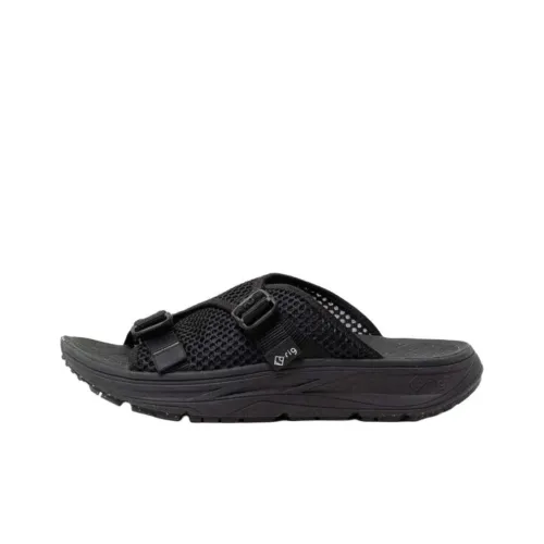 RIG FOOTWEAR 바우카 슬라이드 슬리퍼 블랙 남녀공용