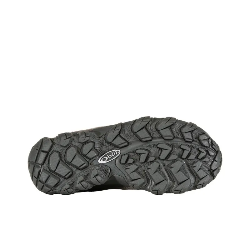 Oboz Footwear Bridger Outdoor Shoes Women's High-Top Gray Green-4