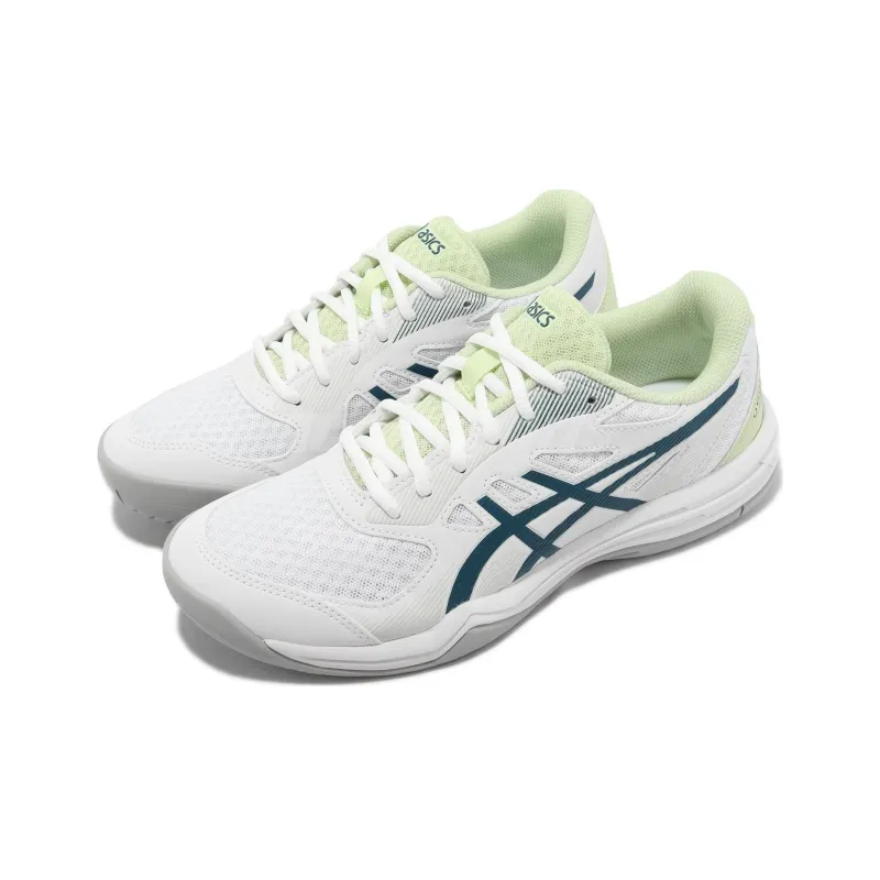 Asics Women's Upcourt 5 'White Ink Teal'-2