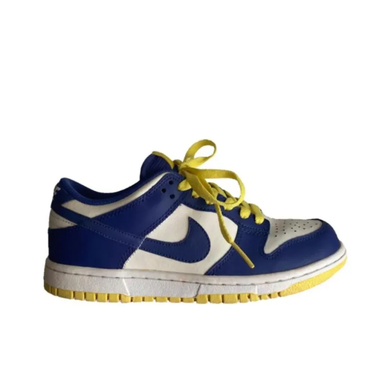 Nike Dunk Low White Wicked Purple Vibrant Yellow Women's-1