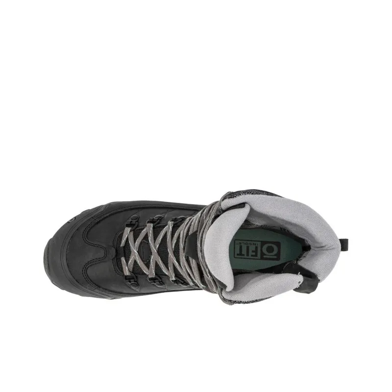 Oboz Footwear Ousel Mid Water-Resistant Slip-Resistant Coverage Wear-Resistant High-Top Outdoor Shoes Women's Black-4