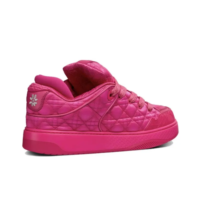 DIOR B9S Skater Erl Fuchsia Kumo Cannage Satin-3
