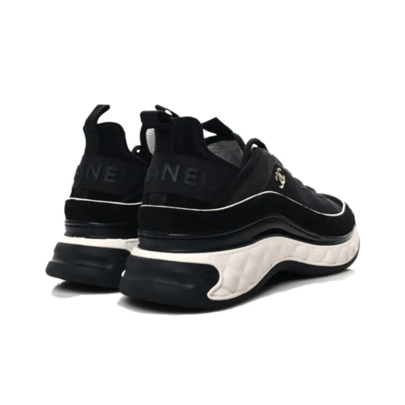 CHANEL Sports Casual Shoes Women's Black-3