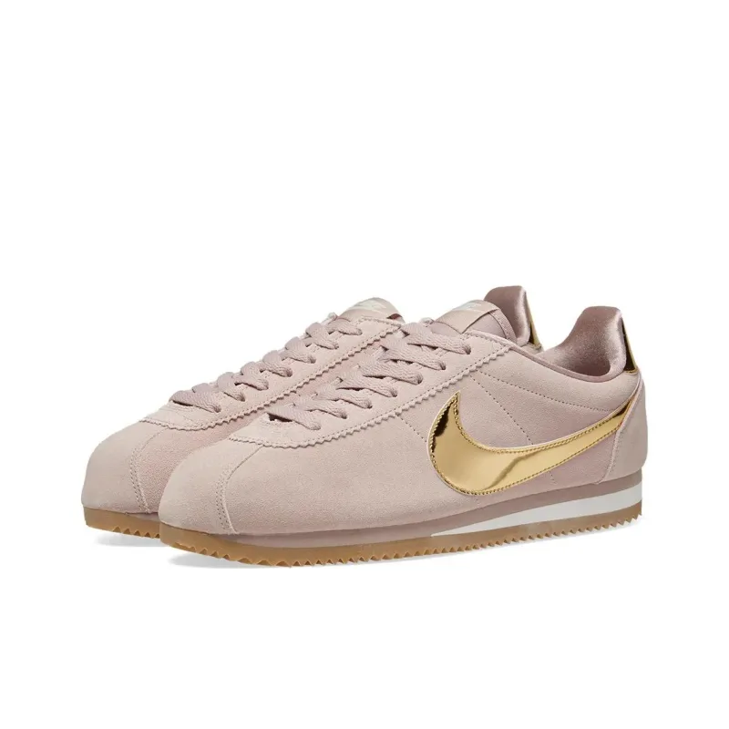 Nike Classic Cortez Se Diffused Taupe Metallic Gold Women's-2
